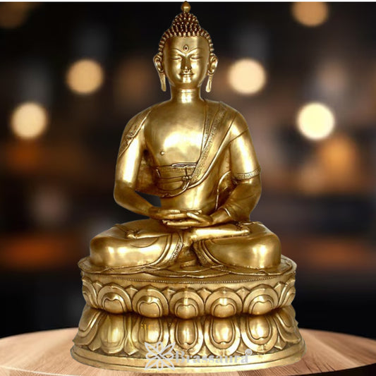Brass Artistic Buddha Weight 50 Kg & Height 39 inch