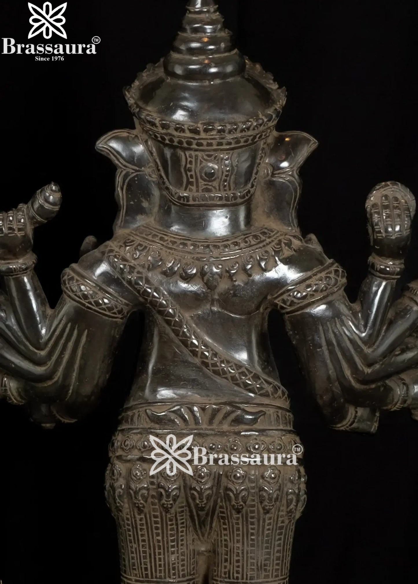 Bronze Ganesha Statue Weight 9 Kg And Height 25 Inch