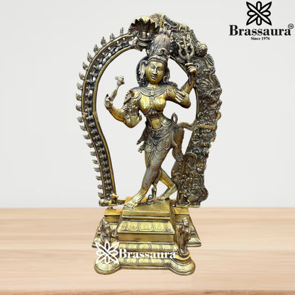 Brass Aardhnareshwar Statue Weight 25 kg & Height 29 Inch