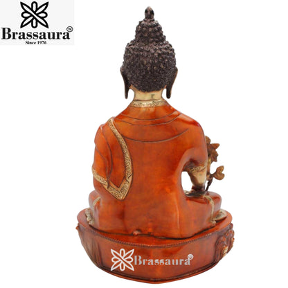 Brass Classic Buddha Weight 9.6 Kg & Height 18 Inch