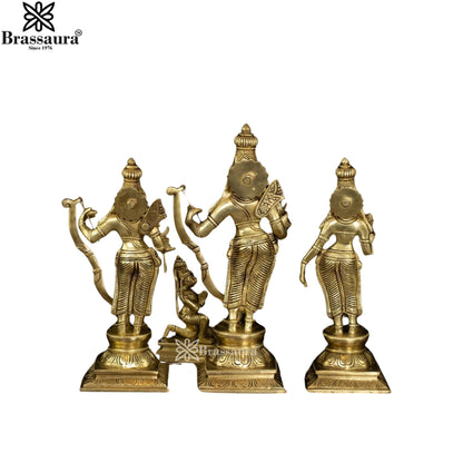 Brass Ram Darbar Statue Weight 8.1 Kg