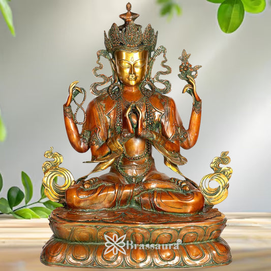 Brass Classic Tara Weight 26 Kg & Height 27.5 Inch