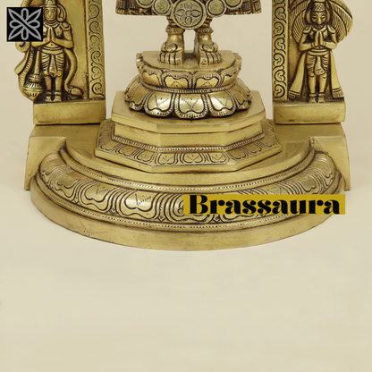 Brass Balaji Idol For Home Decor Height 22 Inch & Weight 14.3 Kg