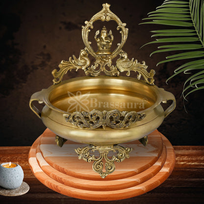 Brass Urli Statue Weight 7 Kg And Height 14 Inch