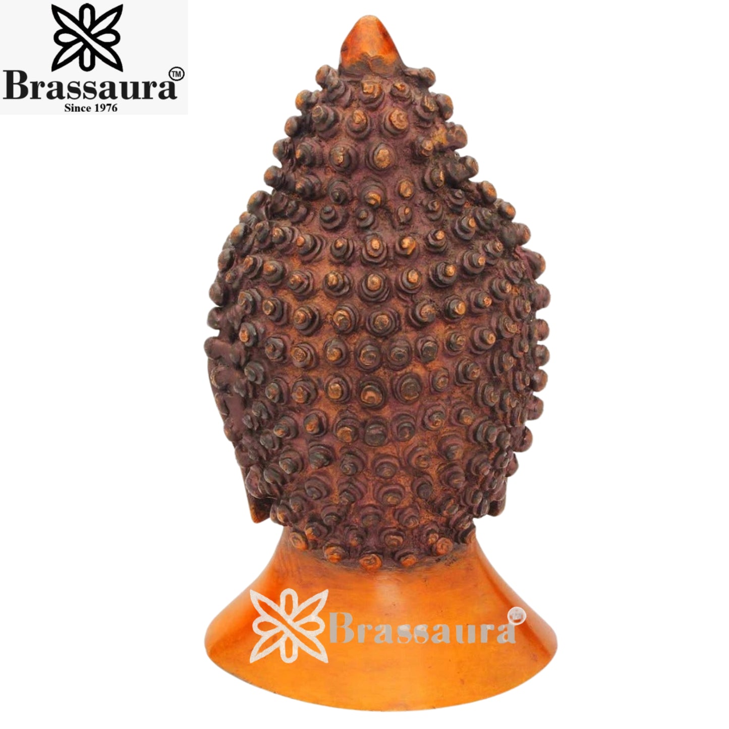 Brass Artistic Buddha Weight 2.3 Kg & Height 8 Inch