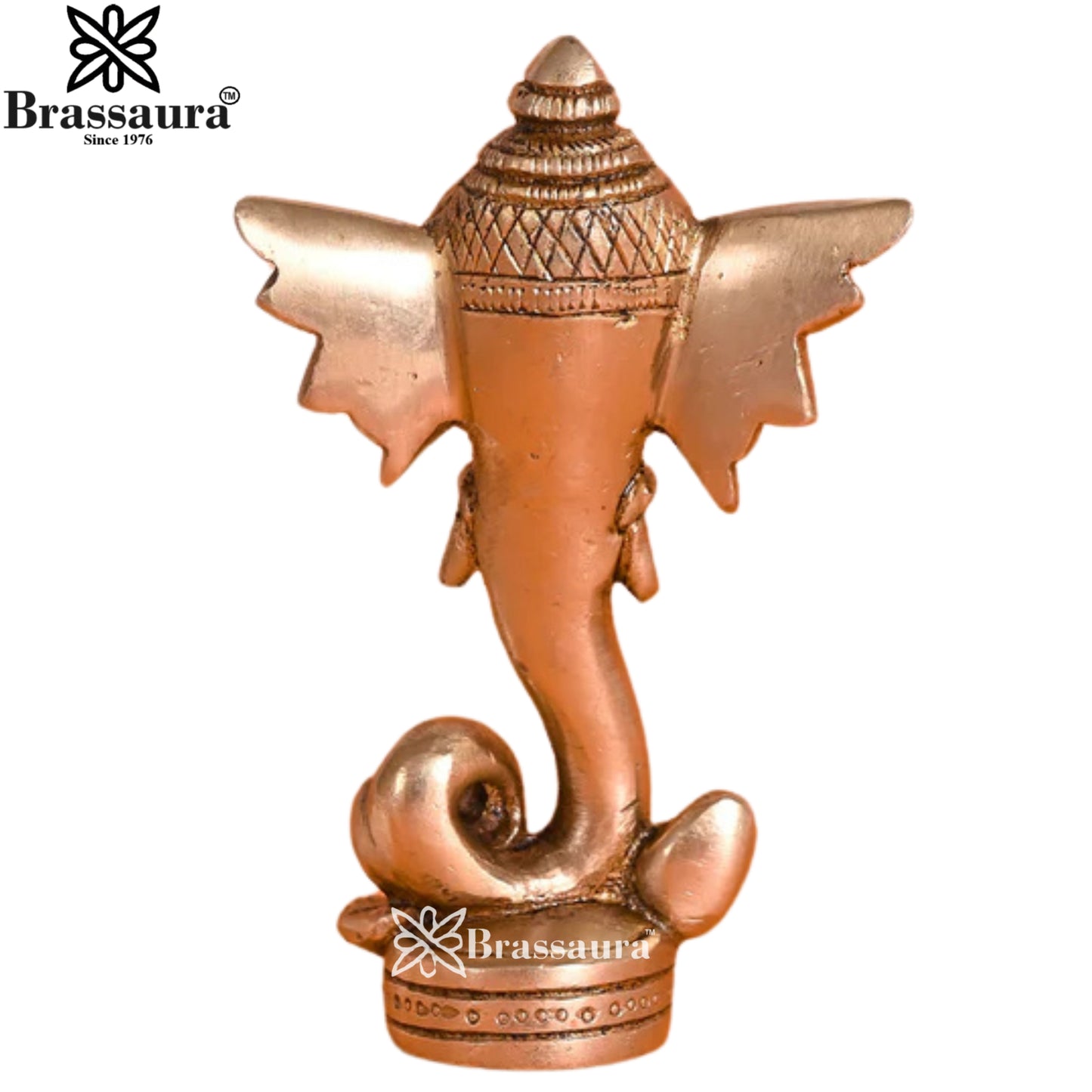 Brass Ganesha Statue Weight 0.49 Kg & Height 5 Inch