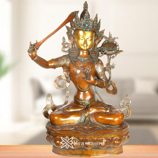 Brass Classic Tara Weight 45 Kg & Height 39.6 Inch