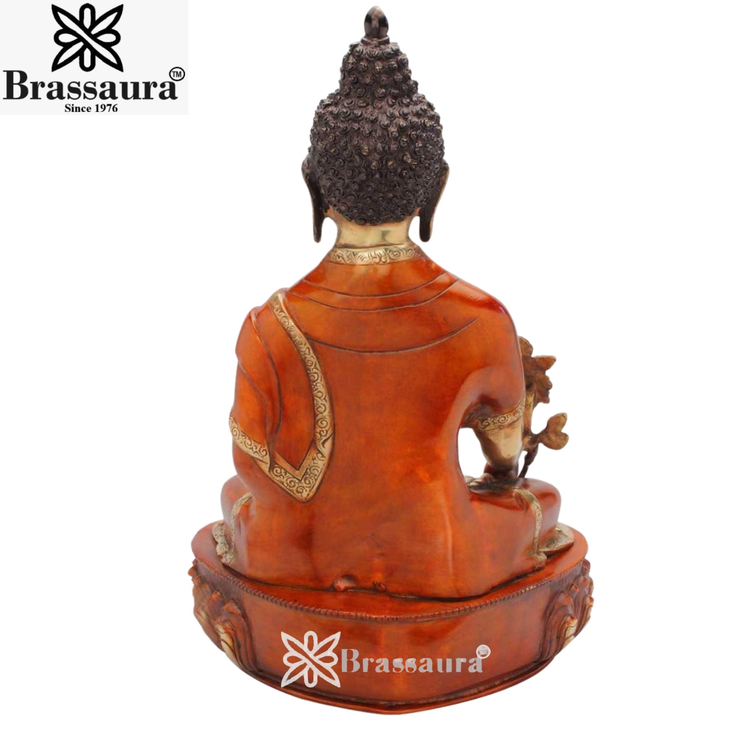 Brass Classic Buddha Weight 9.6 Kg & Height 18 Inch