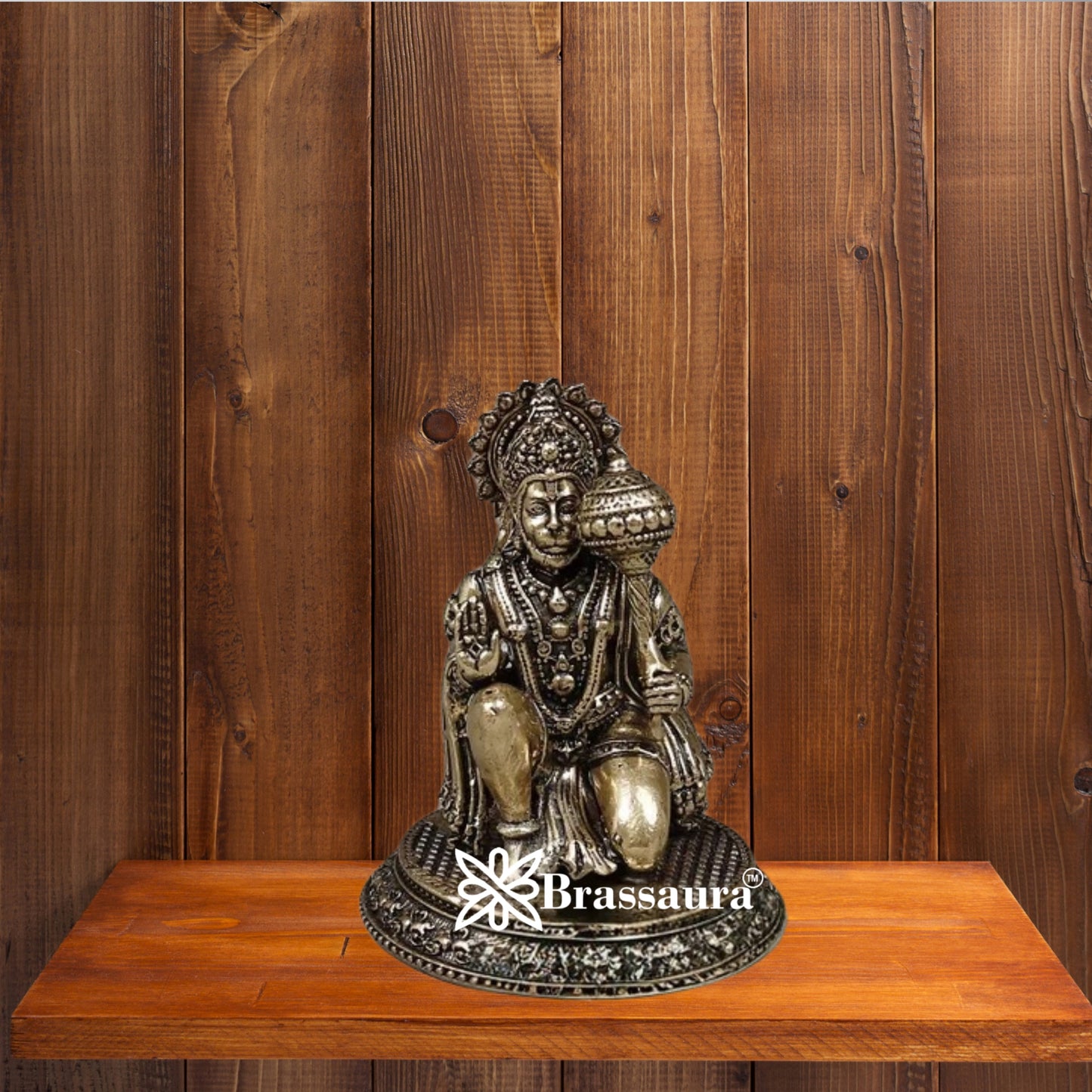 Brass Superfine Hanuman Statue Weight .086 Kg And Height 2.5 Inch