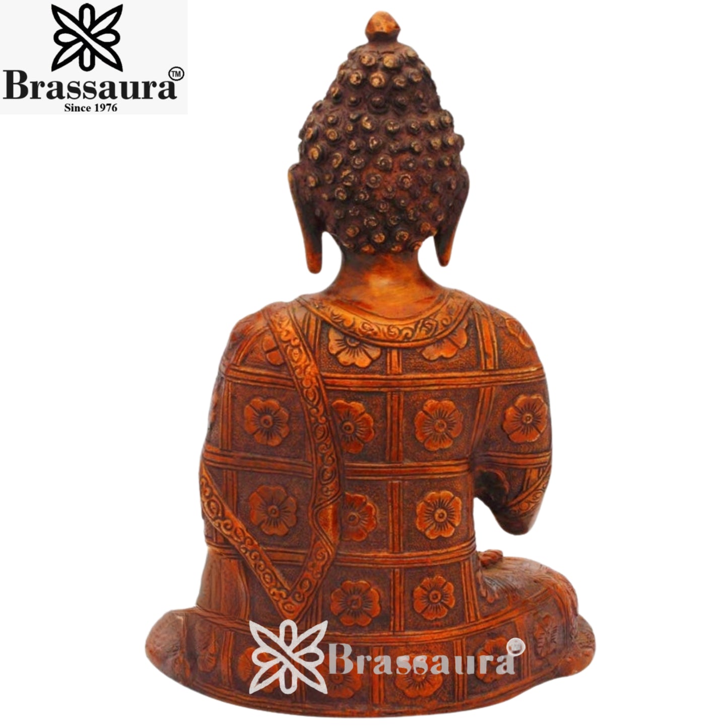 Brass Vintage Buddha Weight 3.6 Kg & Height 10 Inch
