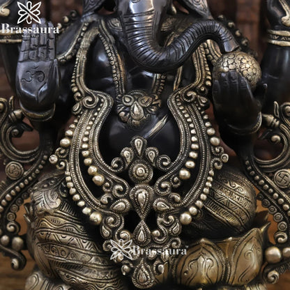 Brass Jewellery Ganesha Weight 20 Kg & Height 21 Inch