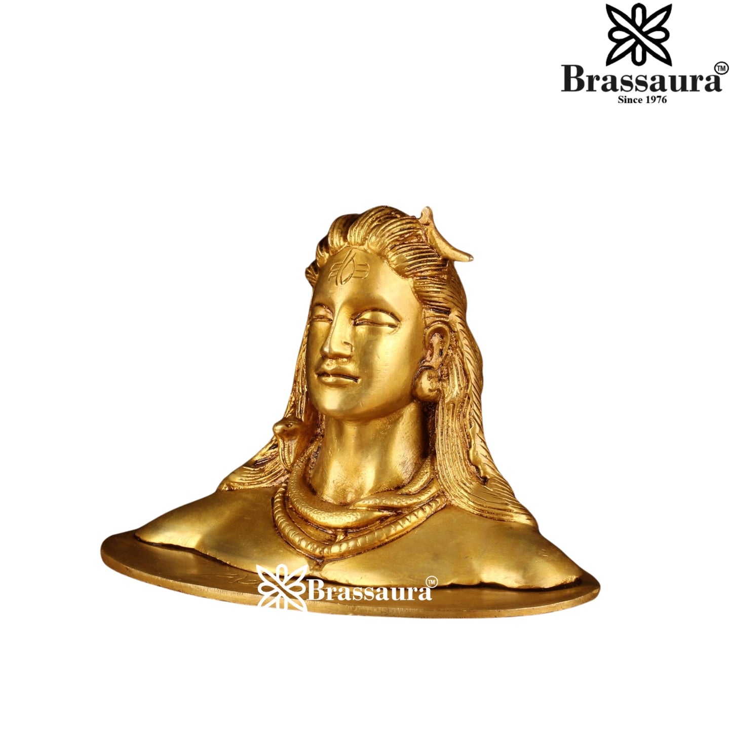 Brass  Royal Golden Shiva Weight 4 Kg & Height 4.5 Inch
