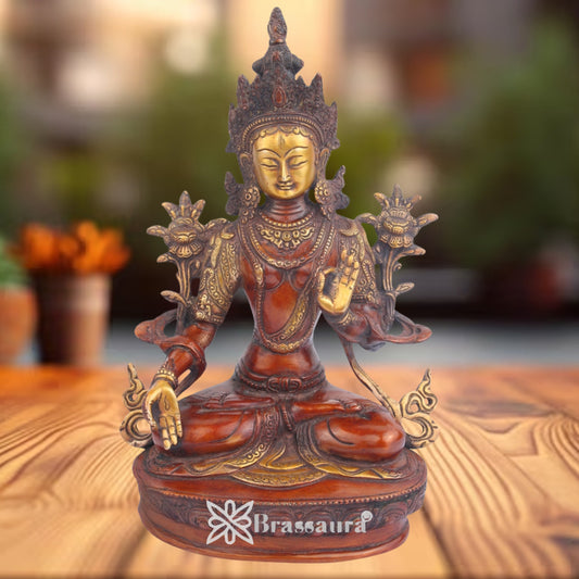 Brass Classic Tara Weight 4 Kg & Height 13 Inch