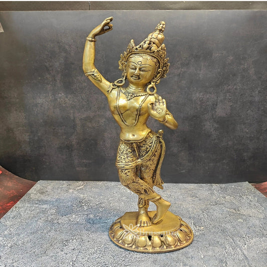 Brass Classic Tara Weight 4.6 Kg & Height 18Inch
