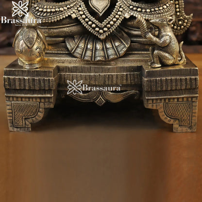 Brass Jewellery Ganesha Weight 39.5 Kg & Height 27 Inch