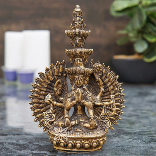 Brass  Artistic Tara Weight 1 Kg & Height 7 Inch