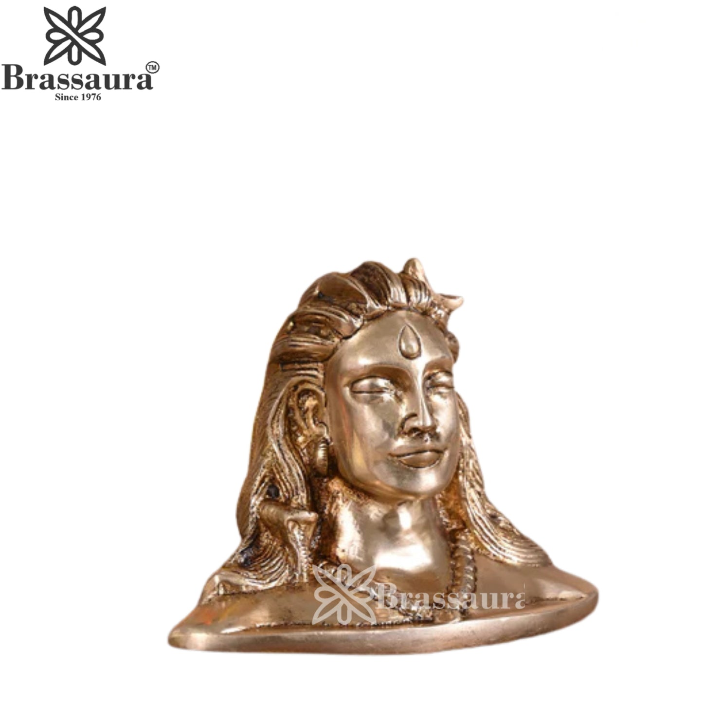 Brass Adi Yogi Lord Shiva Statue Weight .74 Kg And Height 4 Inch