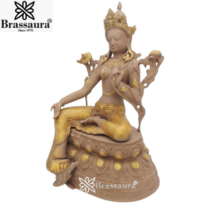 Brass Classic Tara Weight 12 Kg & Height 17 Inch