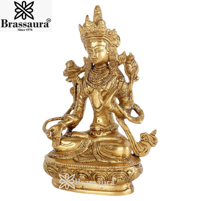 Brass Classic Tara Weight 1.6 Kg & Height 8 Inch