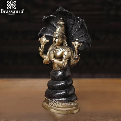 Brass Patanjali Statue Weight 6.34 Kg And Height 15 Inch