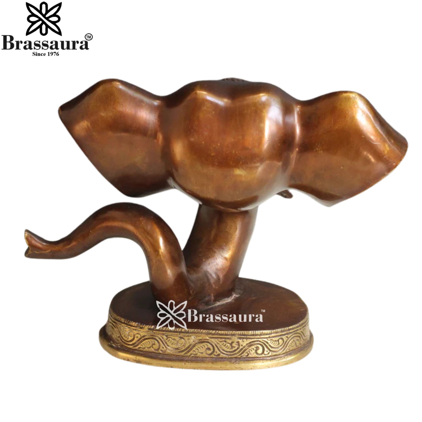 Brass Ganesha Statue Weight 2.65 Kg And Height 6 Inch