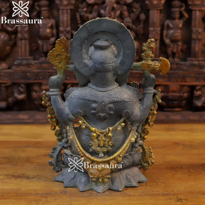 Brass Jewellery Ganesha Weight 12.9 Kg & Height 16 Inch