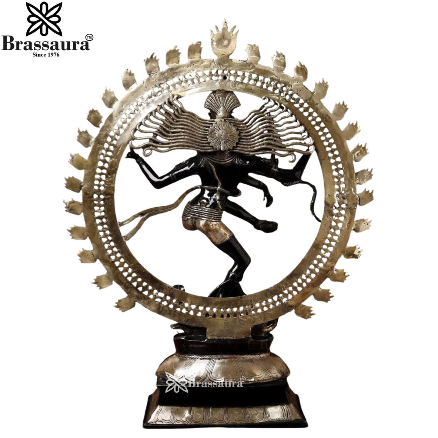 Brass Classic Dancing Natraj Statue Weight 37.5 Kg And Height 30 Inch