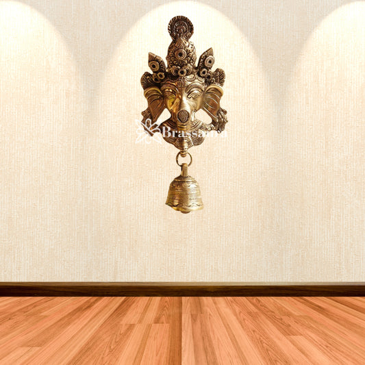 Brass Ganesha Statue Weight 2 Kg And Height 10 Inch