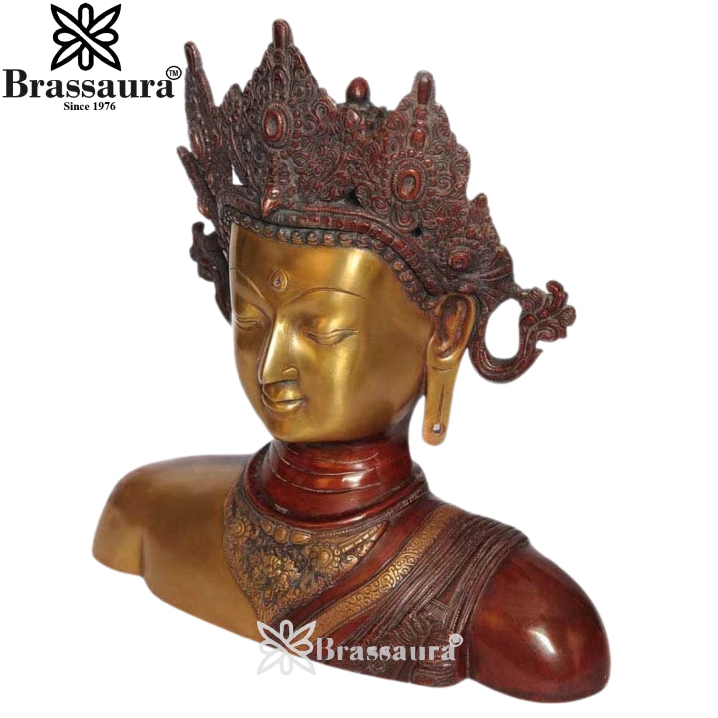 Brass Artistic Tara Weight 11 Kg & Height 15  Inch