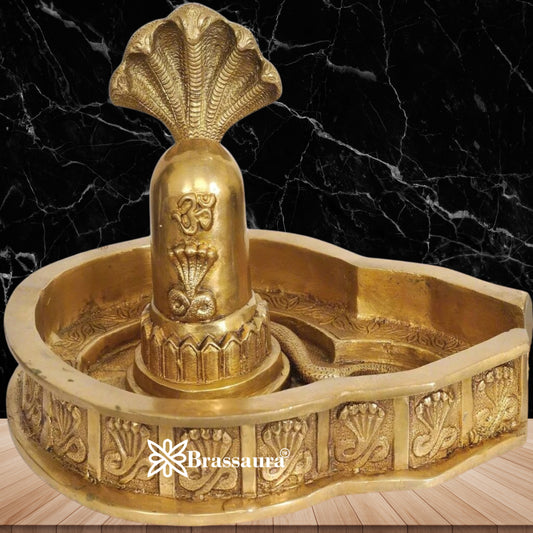 Brass Classic Shivling Weight 6 Kg & Height 8 Inch