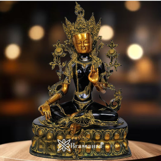 Brass Vintage Tara Weight 35 Kg & Height 34 Inch