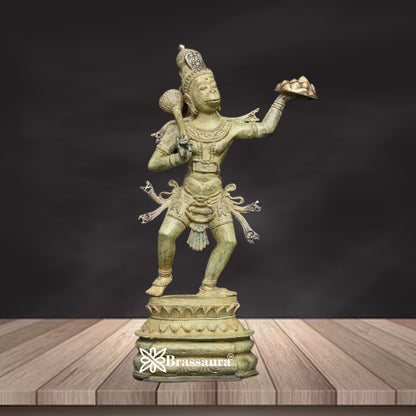 Indonesian Bronze Hanuman Statue Weight 3 Kg And Height 18 Inch