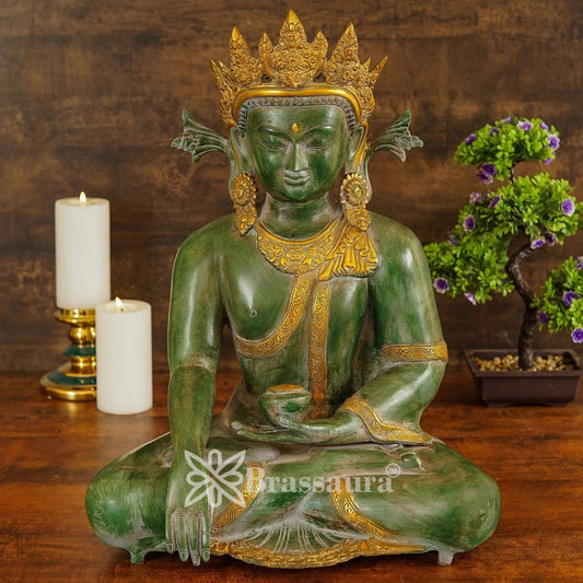 Brass  Artistic Tara Weight 23.5 Kg & Height 22 Inch