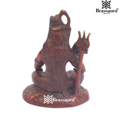 Brass Vintage Shiva Weight 1.8 Kg & Height 8 Inch