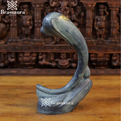 Brass Modern Ganesha Weight 6.9 Kg & Height 16.5 Inch
