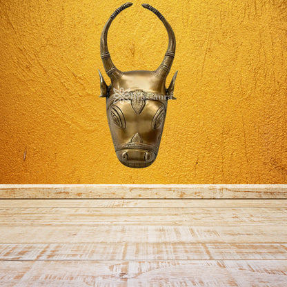 Brass Nandi For Home Décor And Gift Items Weight 3 kg Height 12.2 Inch