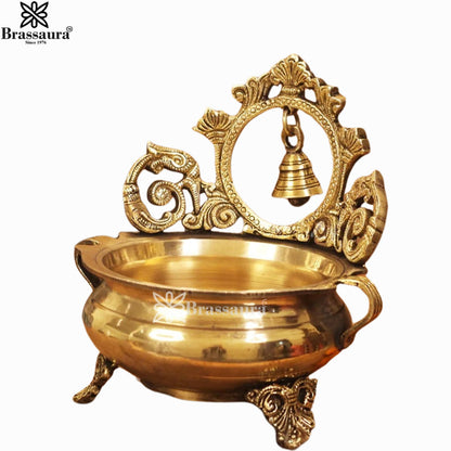 Brass Urli For Home Décor And Gift Items Weight 1.3 kg Height 7 Inch