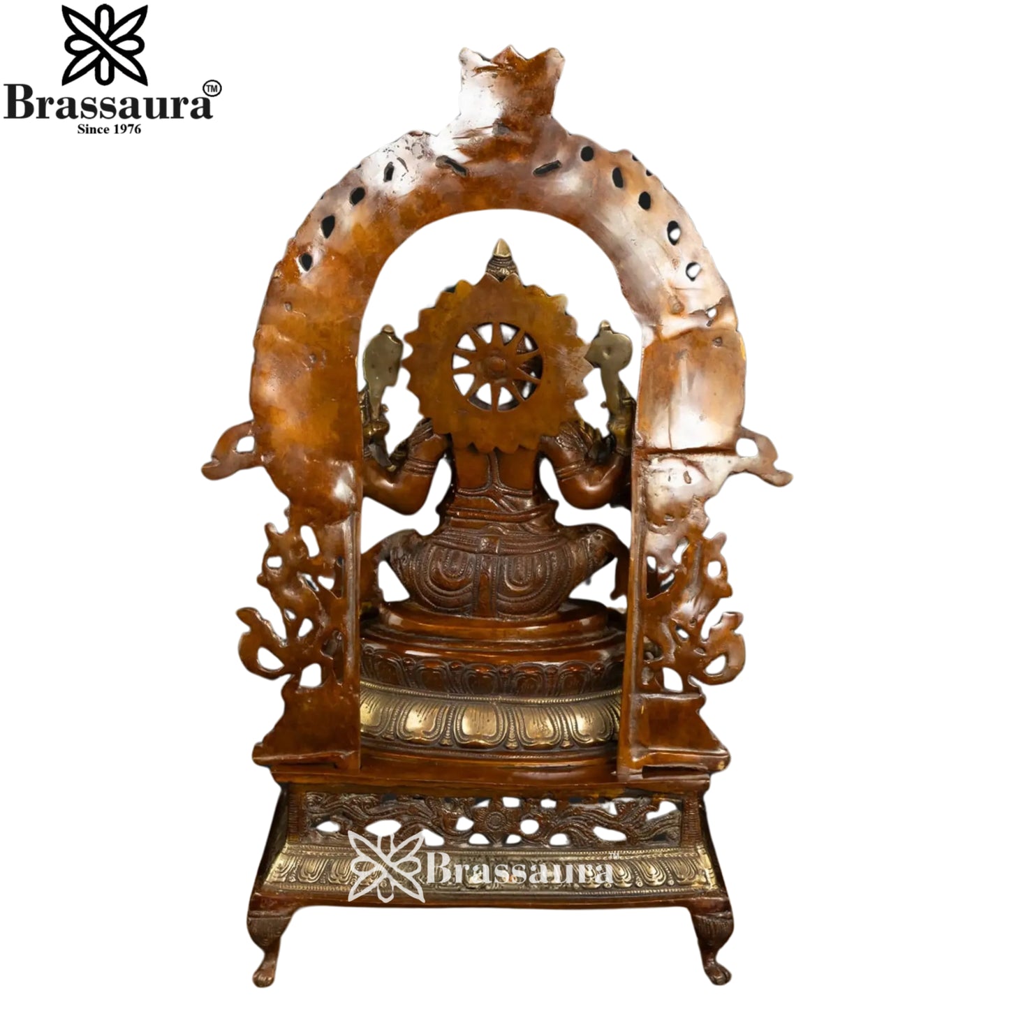 Brass Ring Ganesha Weight 25 Kg & Height 27.5 Inch