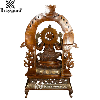 Brass Ring Ganesha Weight 25 Kg & Height 27.5 Inch