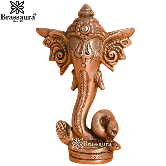 Brass Ganesha Statue Weight 0.49 Kg & Height 5 Inch