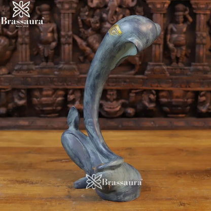 Brass Modern Ganesha Weight 6.9 Kg & Height 16.5 Inch