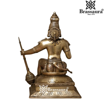 Brass Hanuman Statue Weight 28 Kg And Height 23 Inch