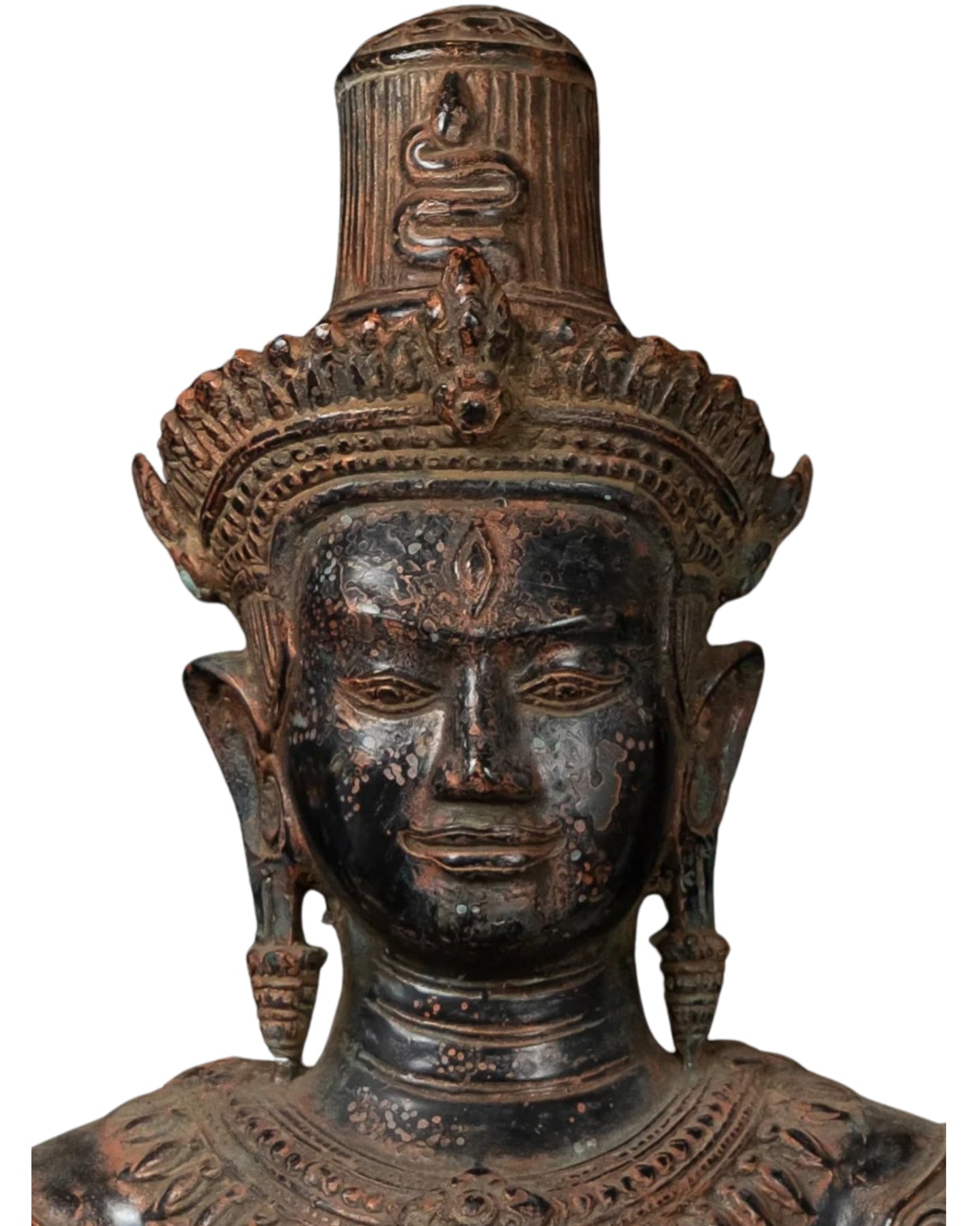 Bronze Antique Dancing Shiva With 10 Hand Statue Weight 12 Kg And Height 28.5 Inch