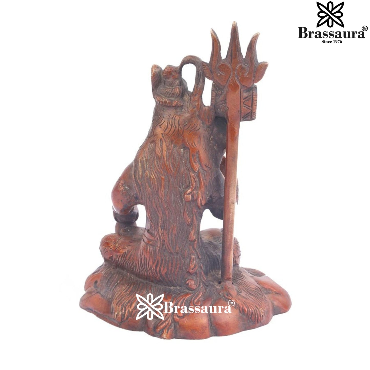 Brass Vintage Shiva Weight 1.3 Kg & Height 6 Inch