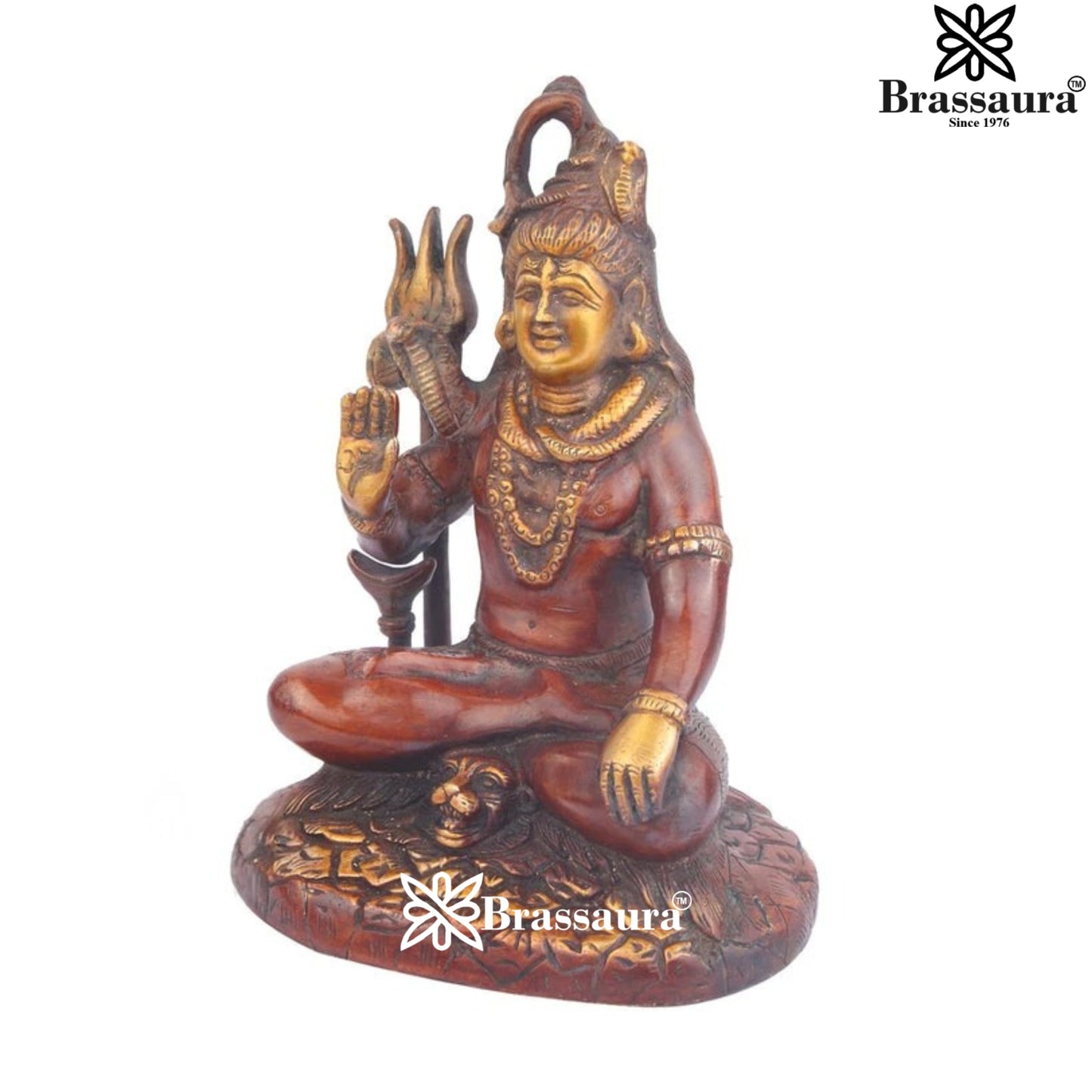 Brass Vintage Shiva Weight 1.8 Kg & Height 8 Inch
