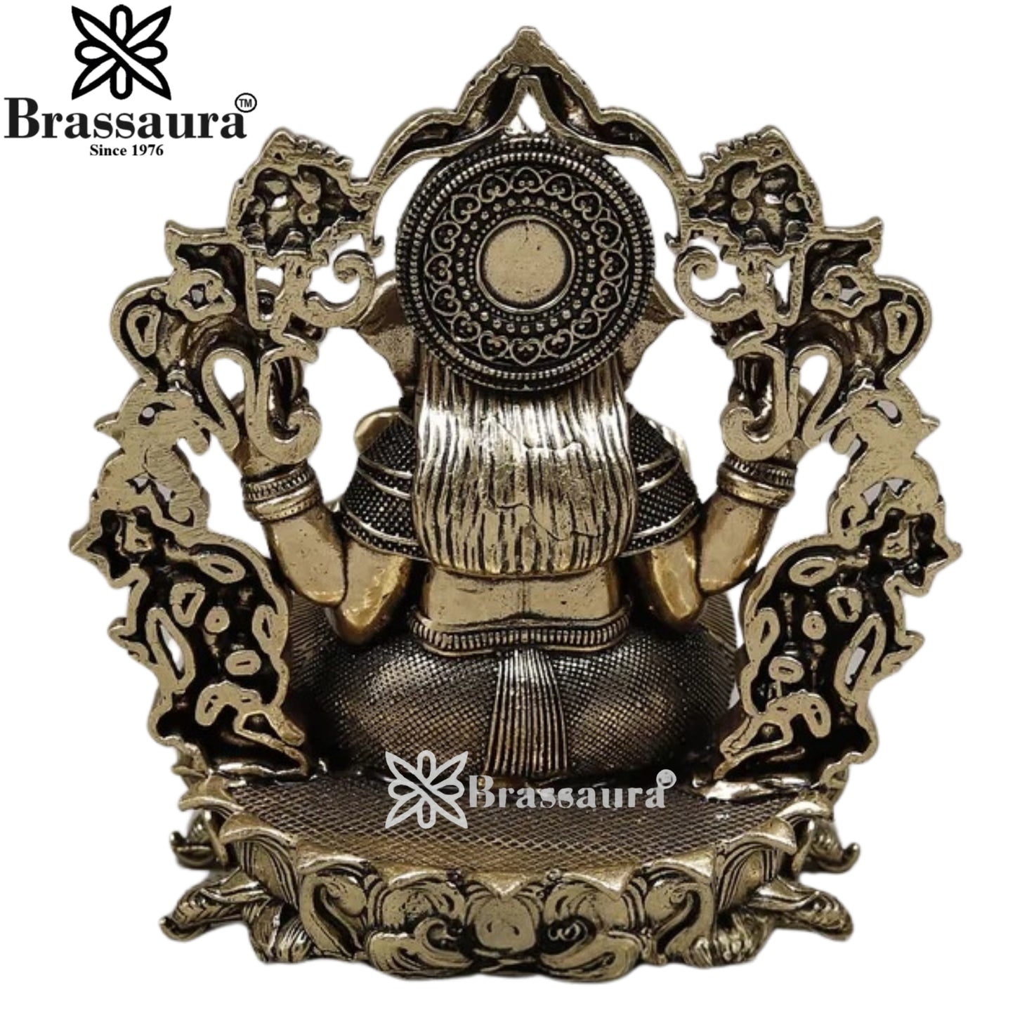 Brass Super fine Ganesha Statue Weight .348 Kg And Height 4 Inch