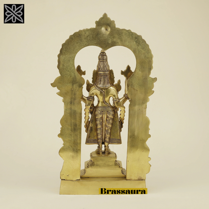 Brass Balaji Idol For Home Decor Height 22 Inch & Weight 14.3 Kg