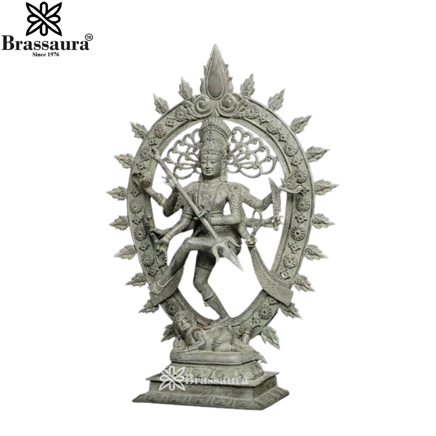 Bronze Dancing Natraj Statue Weight 6.3 Kg And Height 27.5 Inch