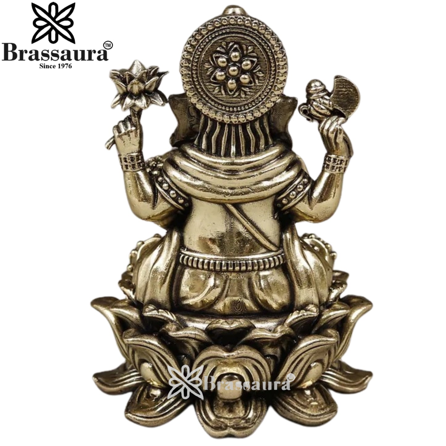 Brass Super fine Ganesha Statue Weight .278 Kg And Height 4 Inch