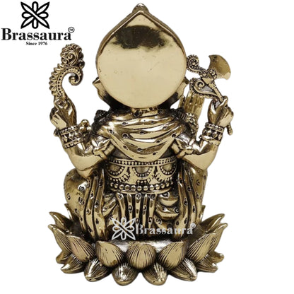Brass Super fine Ganesha Statue Weight .422 Kg And Height 5 Inch